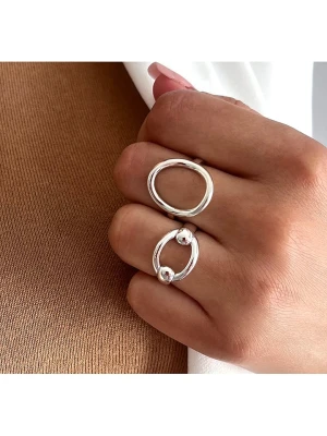 Eclat d'Argent Srebrny pierścionek rozmiar: 58