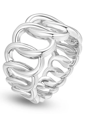 Eclat d'Argent Srebrny pierścionek rozmiar: 52