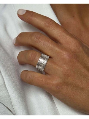 Eclat d'Argent Srebrny pierścionek rozmiar: 52