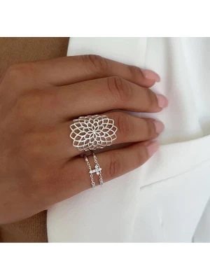 Eclat d'Argent Srebrny pierścionek rozmiar: 58