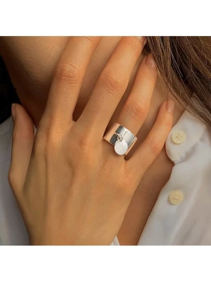 Eclat d'Argent Srebrny pierścionek rozmiar: 52