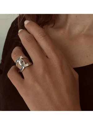 Eclat d'Argent Srebrny pierścionek rozmiar: 56