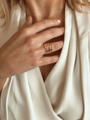 Eclat d'Argent Srebrny pierścionek rozmiar: 52