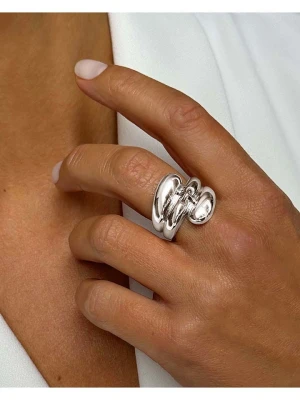 Eclat d'Argent Srebrny pierścionek rozmiar: 50