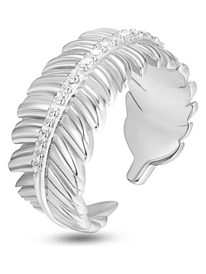 Eclat d'Argent Srebrny pierścionek z cyrkoniami rozmiar: 50