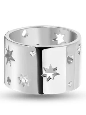 Eclat d'Argent Srebrny pierścionek z cyrkoniami rozmiar: 60