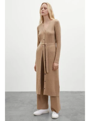 Ecoalf Kardigan w kolorze beżowym rozmiar: M