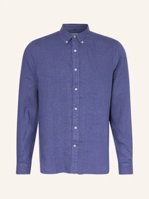 Ecoalf Koszula Z Lnu Malibu Regular Fit blau