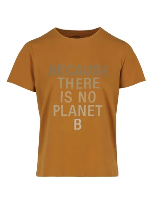 Ecoalf Koszulka "Becaus" w kolorze musztardowym rozmiar: XL