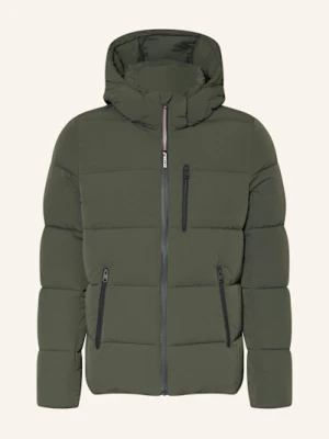 Ecoalf Kurtka Pikowana Bazon Z Odpinanym Kapturem gruen