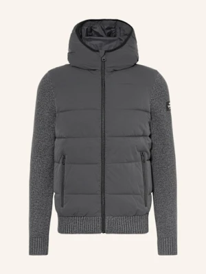 Ecoalf Kurtka Pikowana Z Mieszanki Materiałów grau