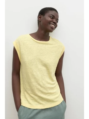 Ecoalf Lniana koszulka w kolorze żółtym rozmiar: M