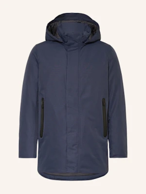 Ecoalf Parka Parko Z Odpinanym Kapturem blau