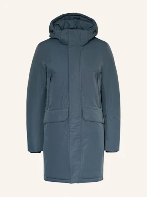 Ecoalf Parka Z Odpinanym Kapturem blau