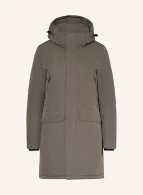 Ecoalf Parka Z Odpinanym Kapturem grau