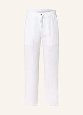 Ecoalf Spodnie Z Lnu Ethic W Stylu Dresowym Slim Fit weiss