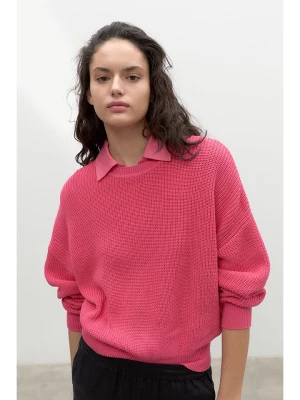 Ecoalf Sweter w kolorze różowym rozmiar: L