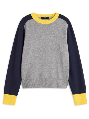 Ecoalf Wełniany sweter w kolorze szaro-granatowym rozmiar: XS