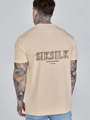 Zdjęcie produktu Ecru koszulka męska z grafiką SikSilk