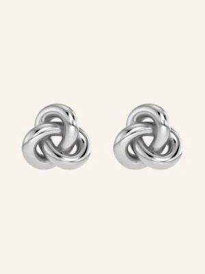 Edblad Kolczyki Infinity Knot Studs L silber