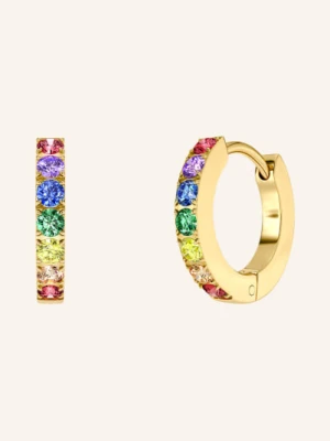 Edblad Kolczyki Koła Rainbow gold