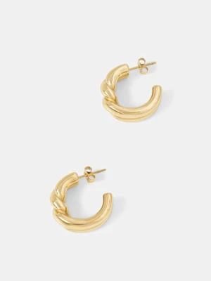 EDBLAD kolczyki pozłacane Twist