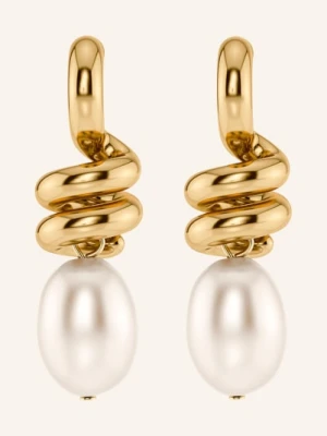 Edblad Kolczyki Swivel Pearl L gold