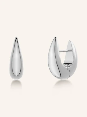 Edblad Kolczyki Typu Creole Crest S silber