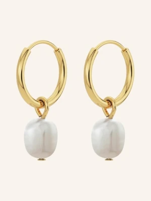 Edblad Kolczyki Typu Creole Perla gold