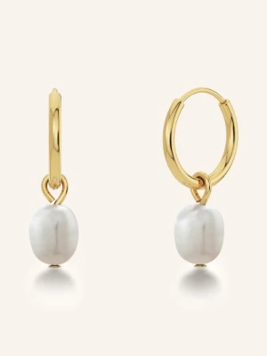 Edblad Kolczyki Typu Creole Perla gold