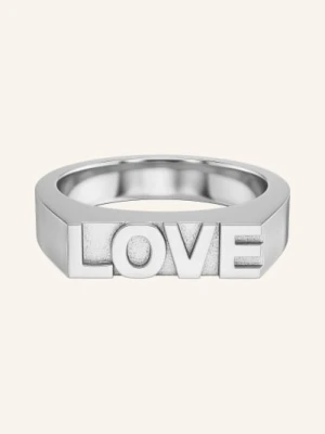 Edblad Pierścionek Love Signet silber