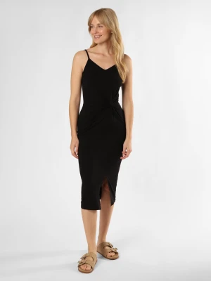EDITED Sukienka damska - Maxine Kobiety wiskoza czarny jednolity,