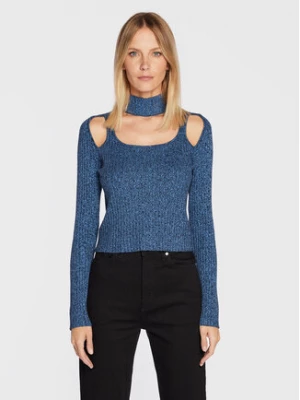 Edited Sweter Xia EDT6056001000005 Niebieski Regular Fit