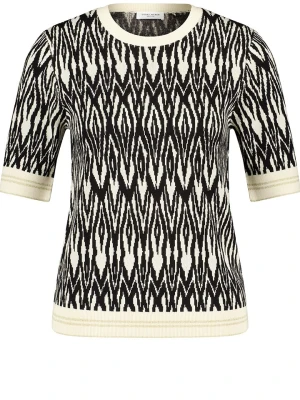 EDITION Sweter w kolorze czarno-kremowym rozmiar: 46