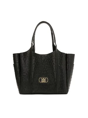 Efektowna torebka na ramię w strusi wzór Kazar