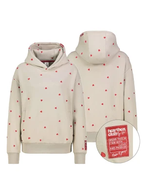 Eight2Nine Bluza w kolorze beżowo-czerwonym rozmiar: S