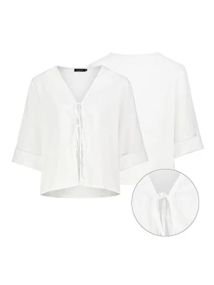 Eight2Nine Bluzka w kolorze białym rozmiar: M/L
