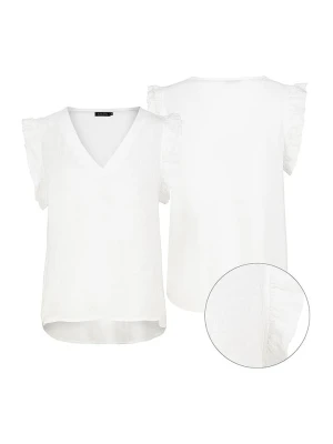 Eight2Nine Bluzka w kolorze białym rozmiar: S/M