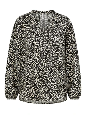 Eight2Nine Bluzka w kolorze czarno-kremowym rozmiar: S