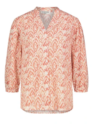Eight2Nine Bluzka w kolorze koralowo-białym rozmiar: L