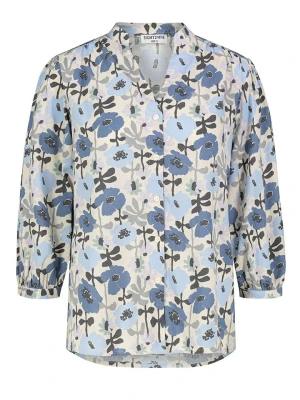 Eight2Nine Bluzka w kolorze niebiesko-kremowym rozmiar: S