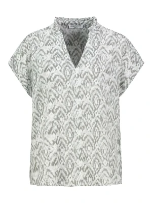 Eight2Nine Bluzka w kolorze szaro-białym rozmiar: S