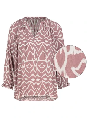 Eight2Nine Bluzka w kolorze szaroróżowym rozmiar: S