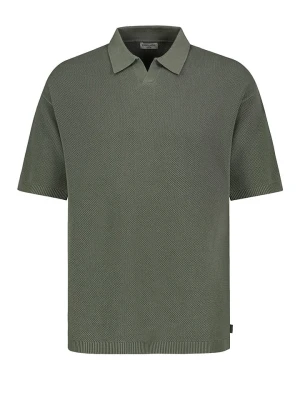 Eight2Nine Koszulka polo w kolorze khaki rozmiar: M