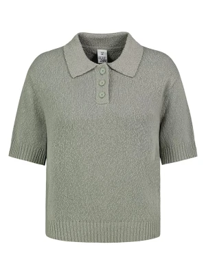 Eight2Nine Koszulka polo w kolorze khaki rozmiar: L