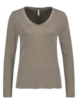 Eight2Nine Koszulka w kolorze szarobrązowym rozmiar: L