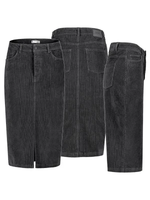 Eight2Nine Spódnica sztruksowa w kolorze antracytowym rozmiar: XS