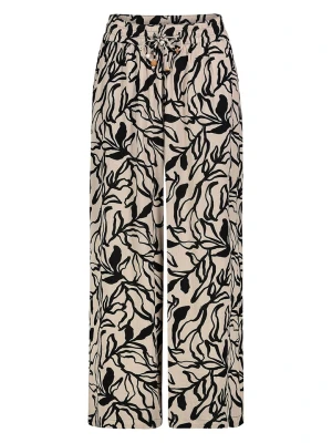 Eight2Nine Spodnie w kolorze beżowo-czarnym rozmiar: XS