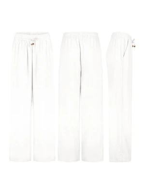 Eight2Nine Spodnie w kolorze białym rozmiar: M