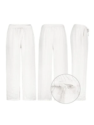 Eight2Nine Spodnie w kolorze białym rozmiar: M/L